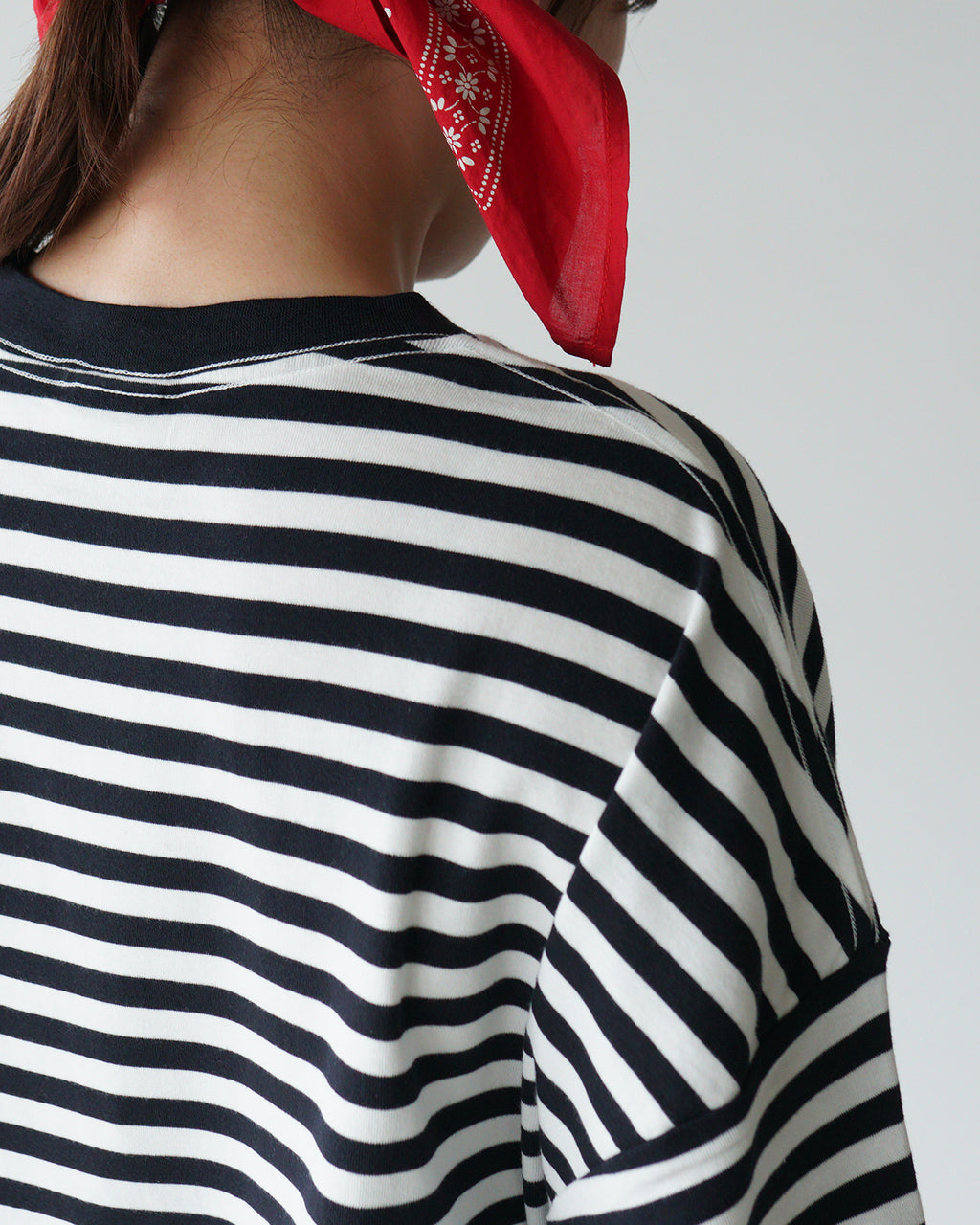 THE SHINZONE 신존 보더 롱 슬리브 T셔츠 FRENCH STRIPED LONGSLEEVE TEE 컷소우 롱 T 25 SMSCU04 긴팔