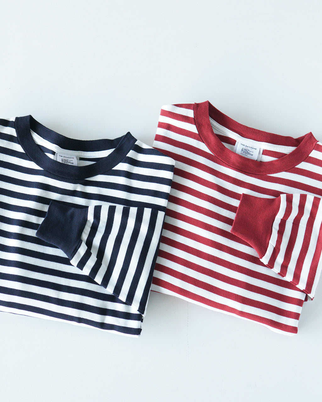 THE SHINZONE 신존 보더 롱 슬리브 T셔츠 FRENCH STRIPED LONGSLEEVE TEE 컷소우 롱 T 25 SMSCU04 긴팔