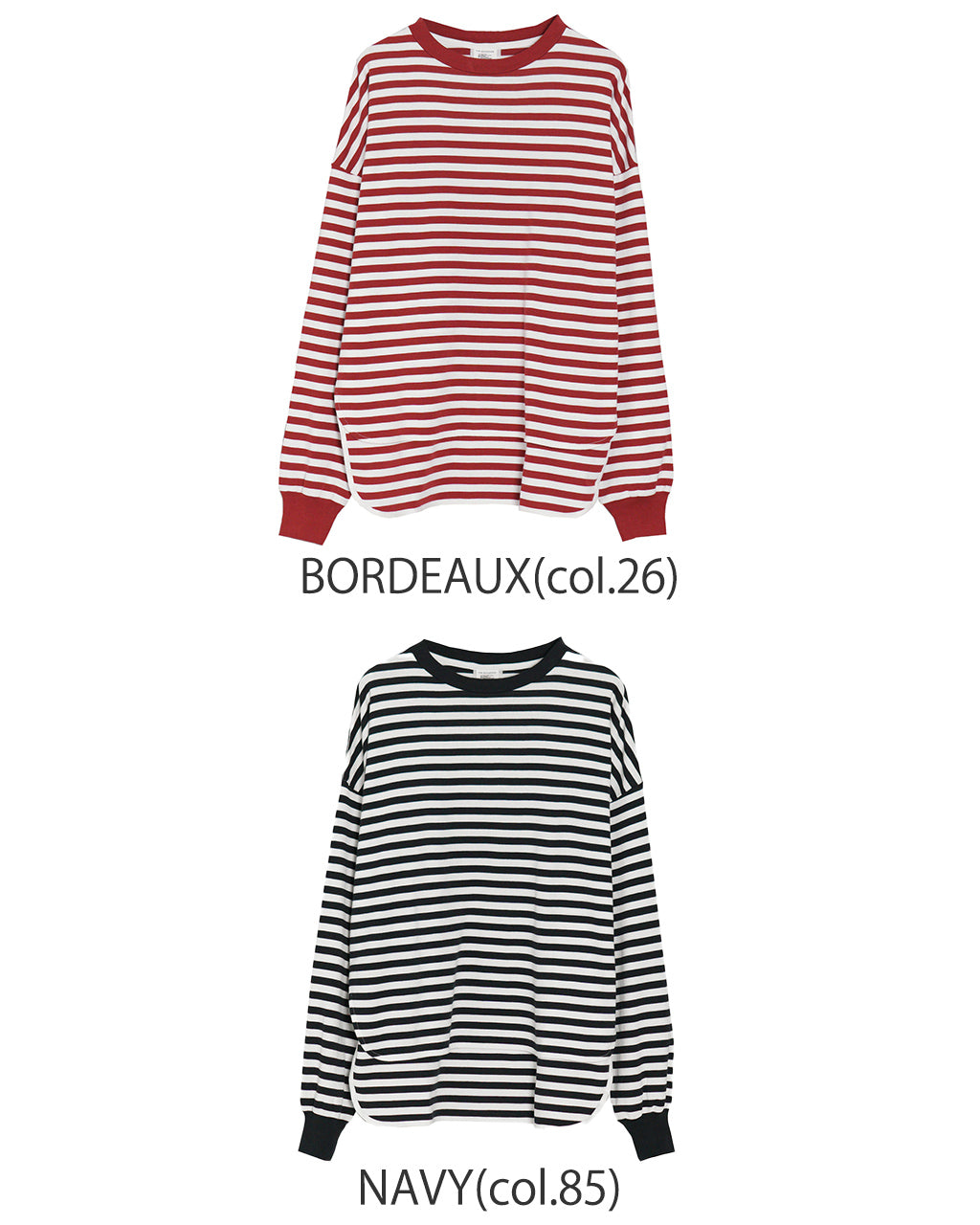 THE SHINZONE 신존 보더 롱 슬리브 T셔츠 FRENCH STRIPED LONGSLEEVE TEE 컷소우 롱 T 25 SMSCU04 긴팔