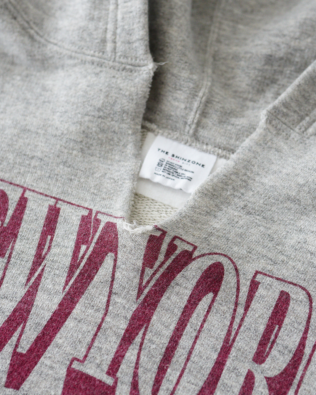 THE SHINZONE 신존 빈티지 뉴욕 푸디 VINTAGE NEW YORK HOODIE 스웨트 파커 풀오버 25 SMSCU08【무료우송】