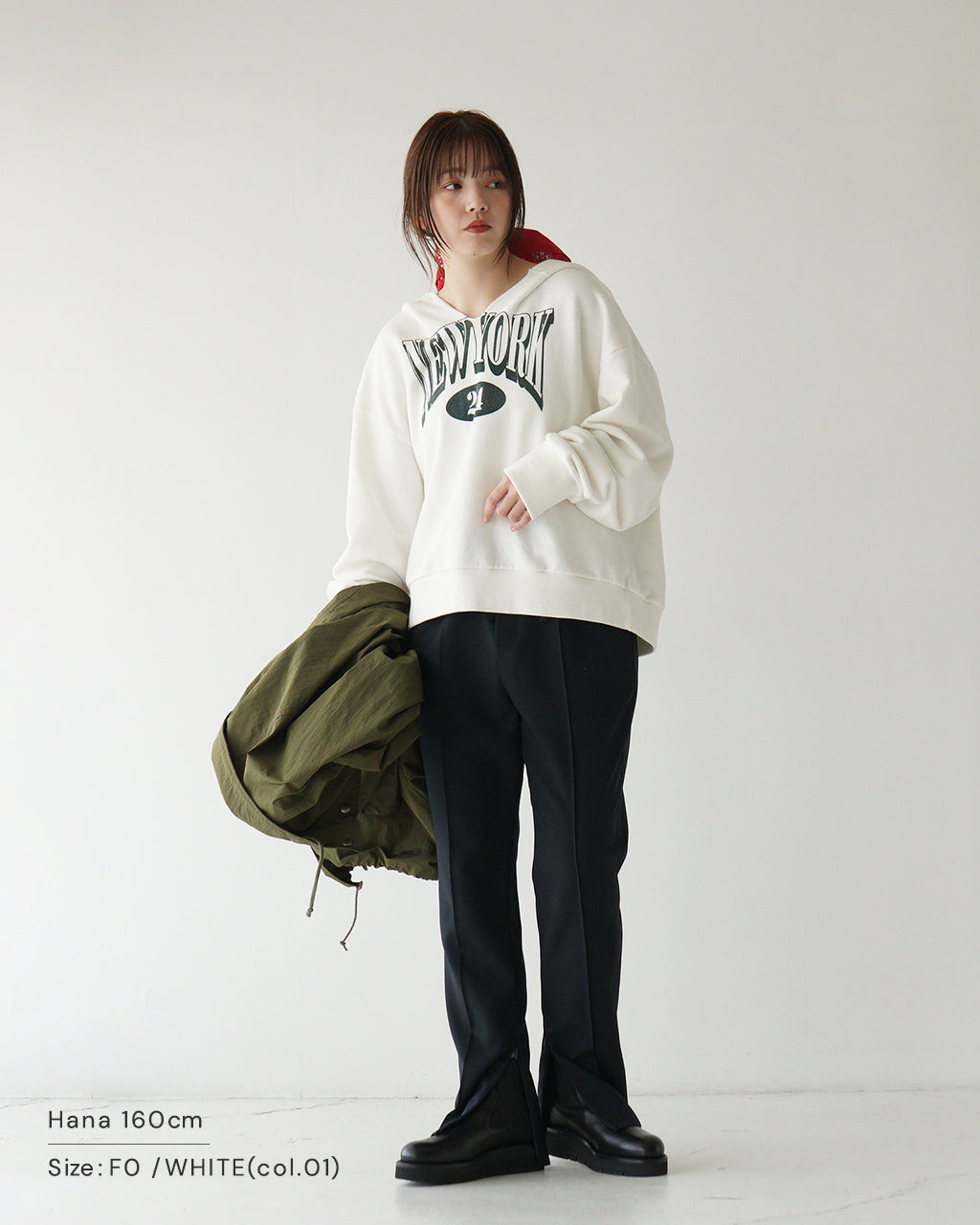 THE SHINZONE 신존 빈티지 뉴욕 푸디 VINTAGE NEW YORK HOODIE 스웨트 파커 풀오버 25 SMSCU08【무료우송】