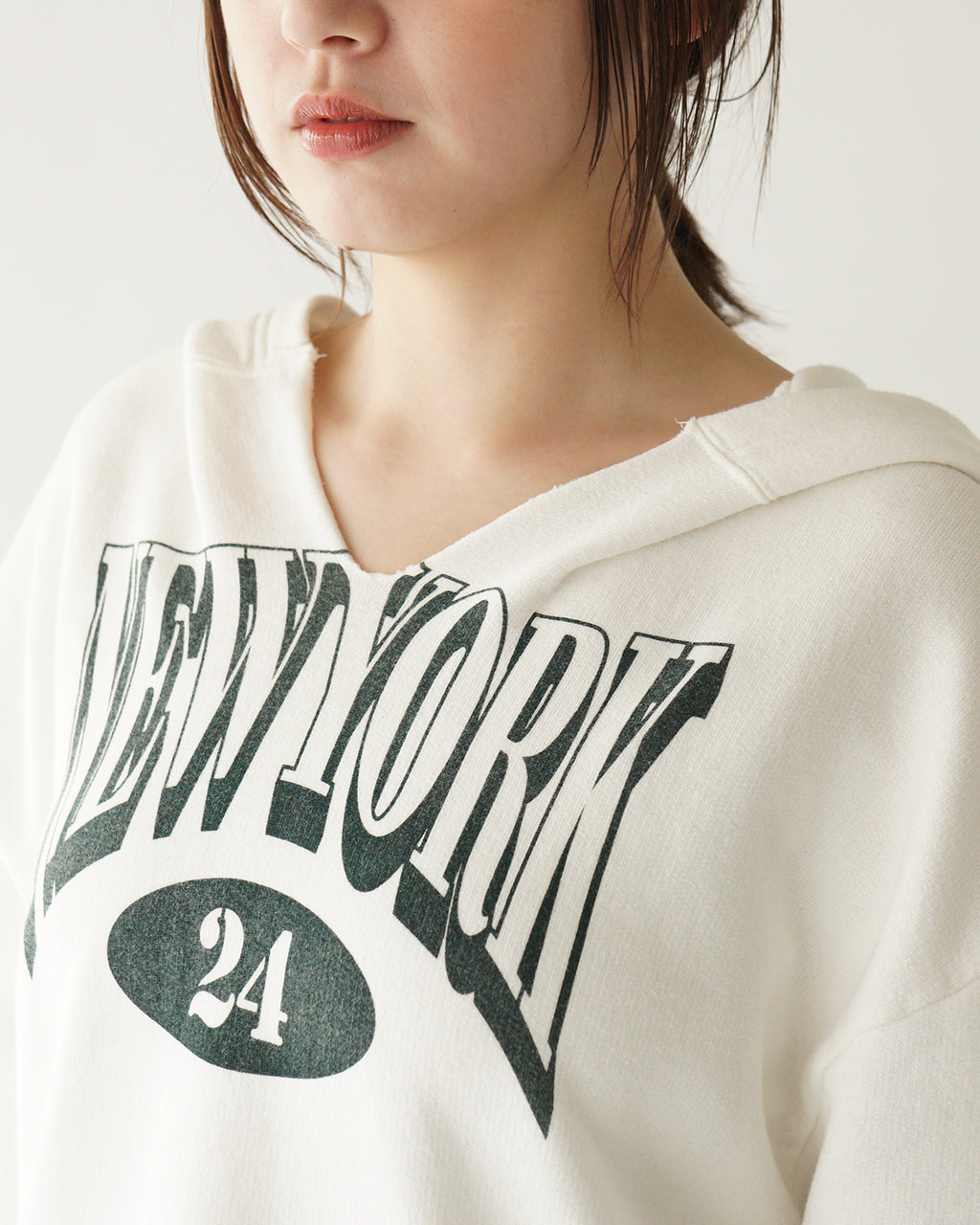 THE SHINZONE 신존 빈티지 뉴욕 푸디 VINTAGE NEW YORK HOODIE 스웨트 파커 풀오버 25 SMSCU08【무료우송】