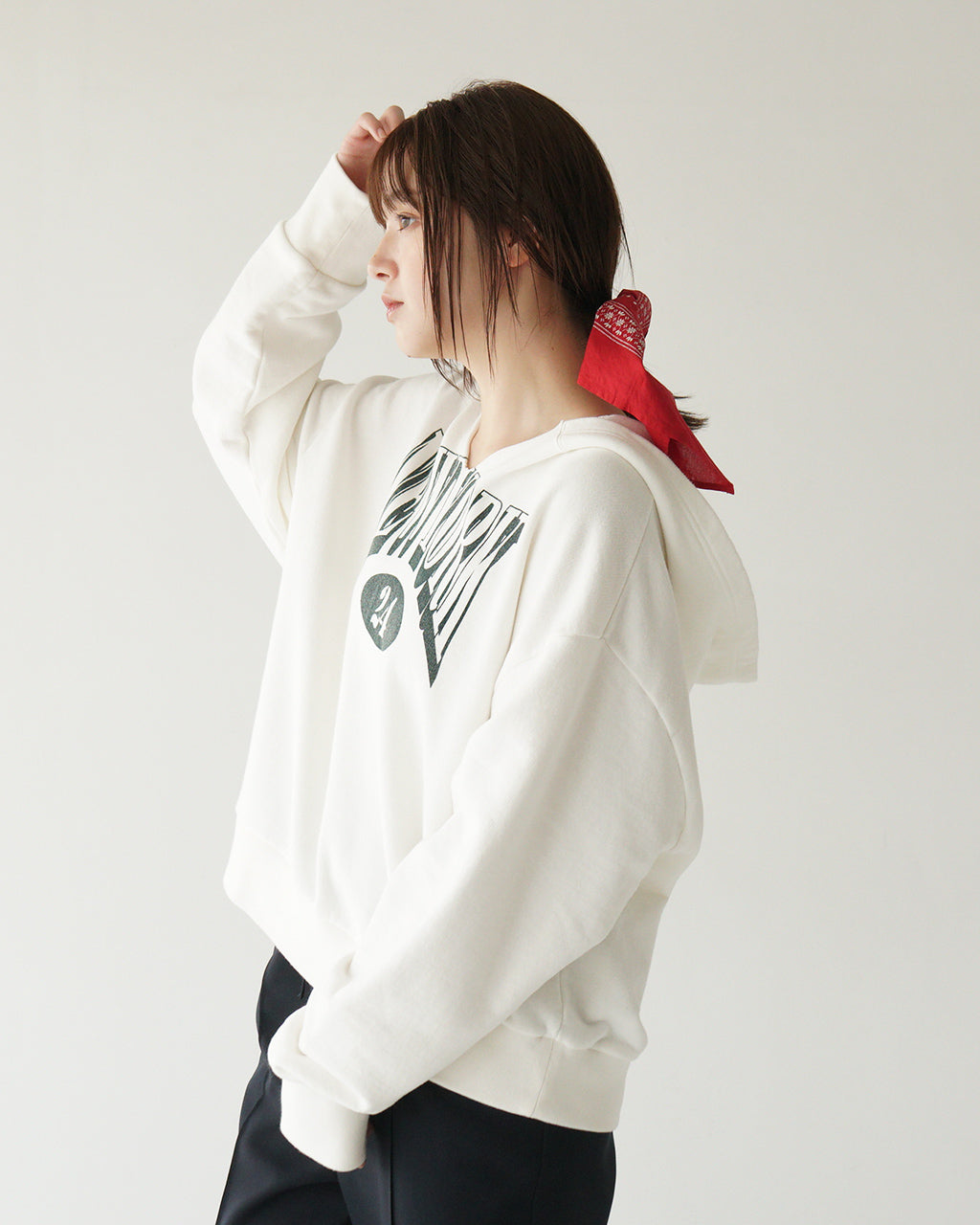 THE SHINZONE 신존 빈티지 뉴욕 푸디 VINTAGE NEW YORK HOODIE 스웨트 파커 풀오버 25 SMSCU08【무료우송】