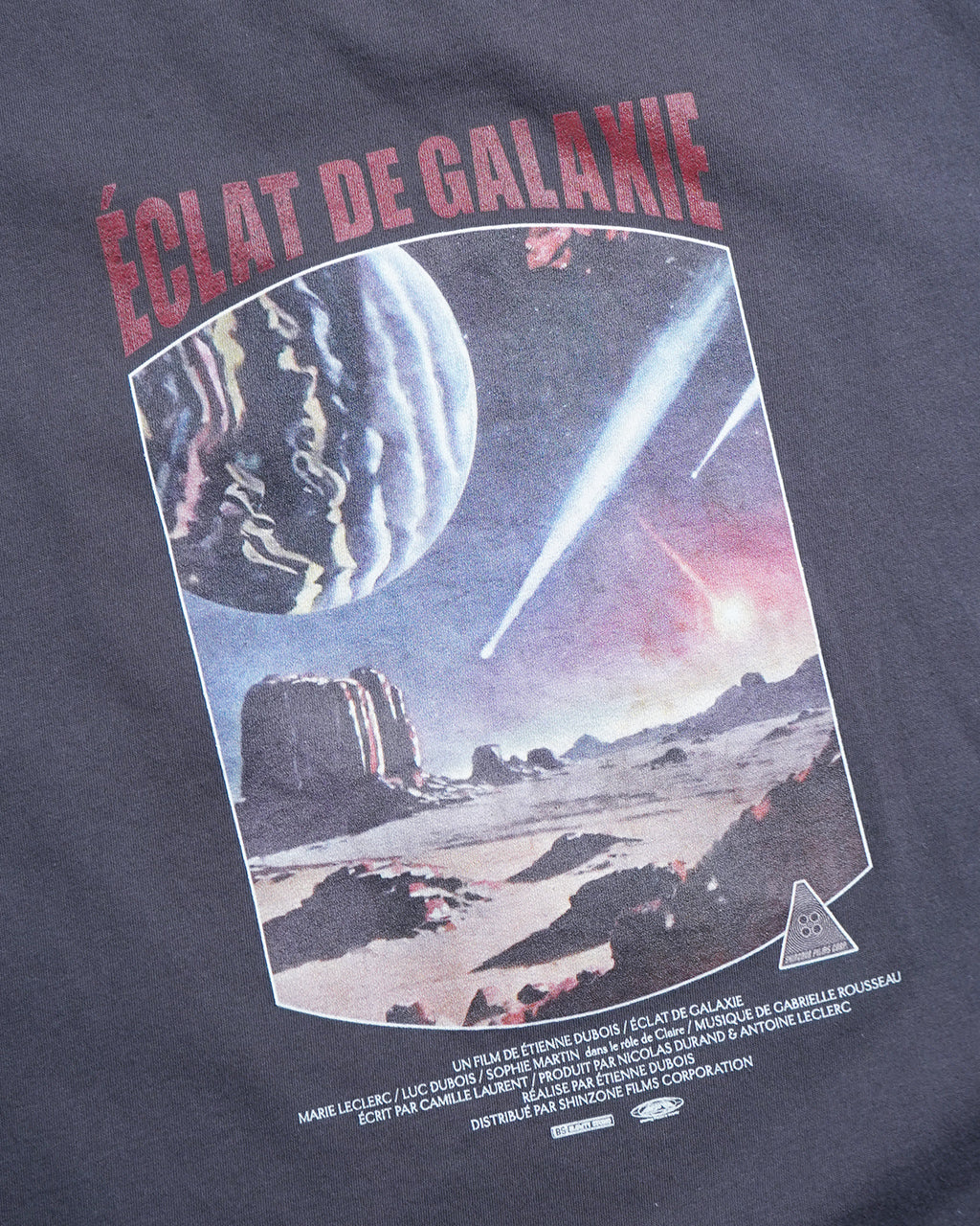 SF グラフィックTシャツ SF CINEMA TEE シネマT 半袖 ヴィンテージライク クルーネック 25SMSCU11