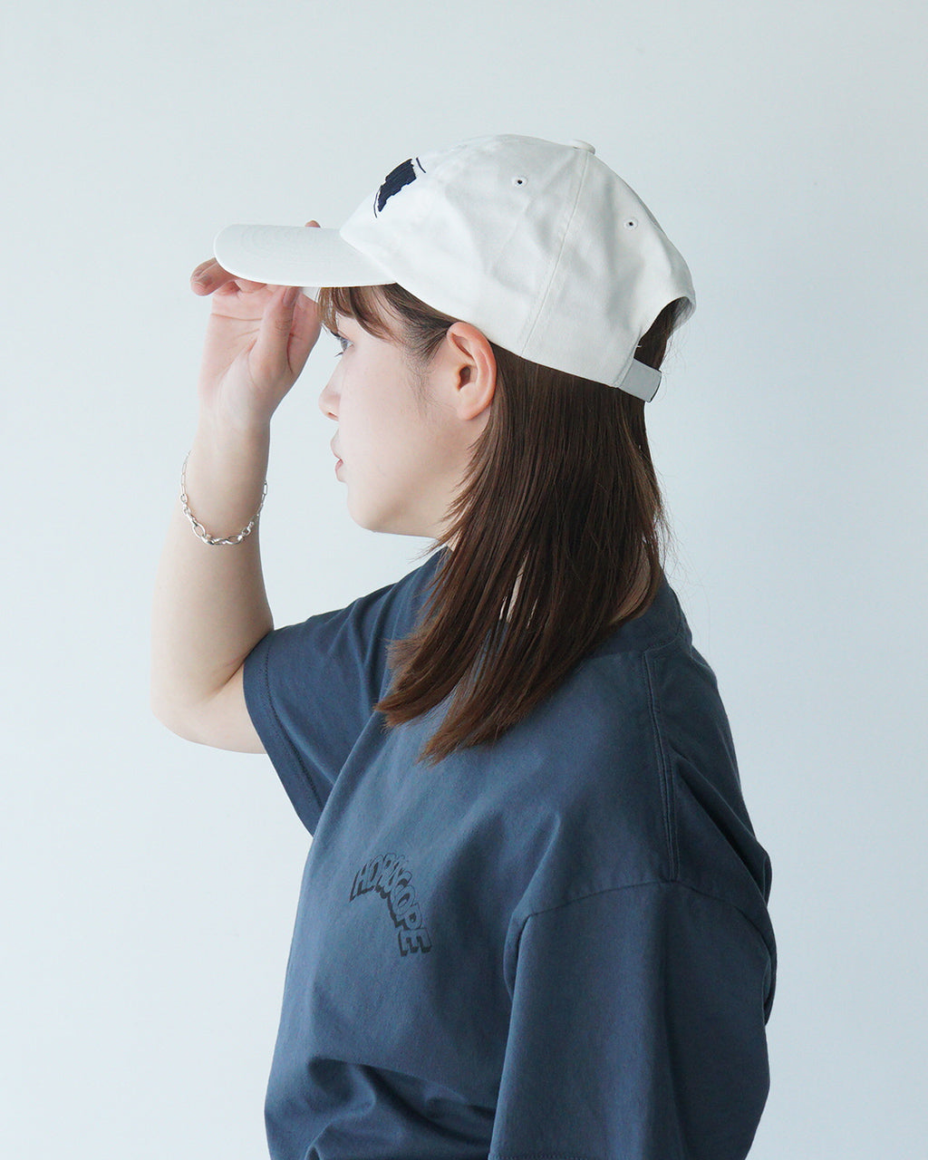 【SALE!40%OFF】THE SHINZONE シンゾーン SFシネマキャップ 帽子 刺繍ロゴ 紫外線対策 モノトーン コットン SF CINEMA CAP 25SMSIT08