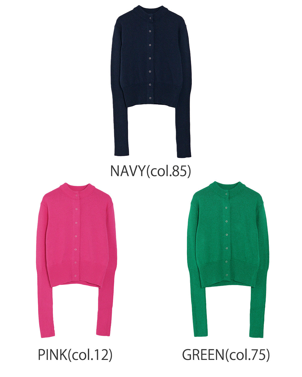 THE SHINZONE 신존 코튼 롱 그리브 가디건 COTTON LONG RIB CARDIGAN 핑거 홀 첨부 쇼트 길이 25SMSNI01【무료우송】