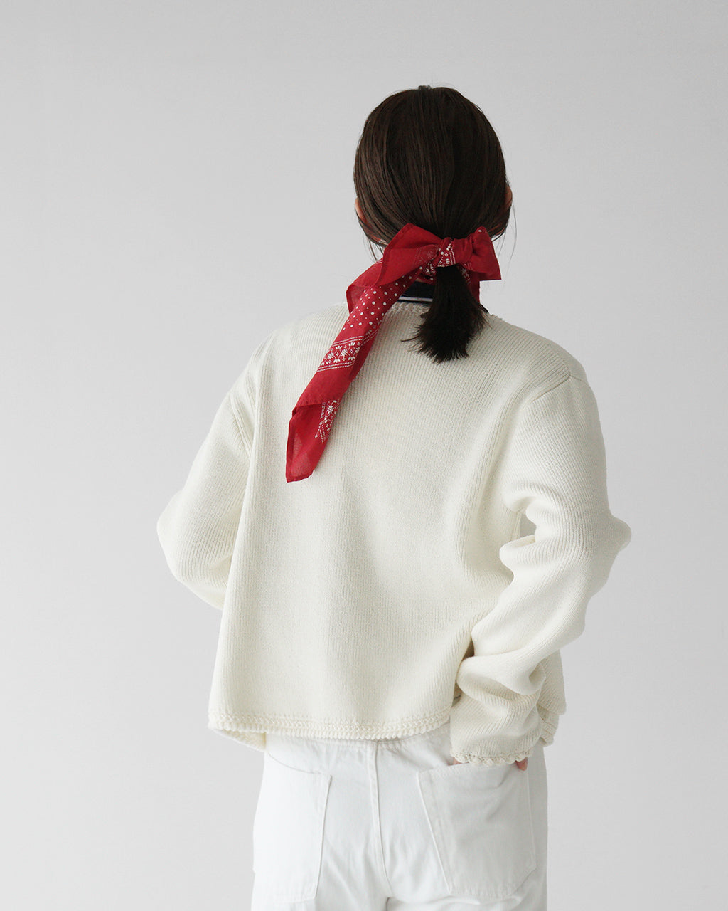 기간 한정 포인트 10배! THE SHINZONE 신존 부쿠레니트 재킷 BOUCLE KNIT JACKET 가디건 25SMSNI09【무료우송】