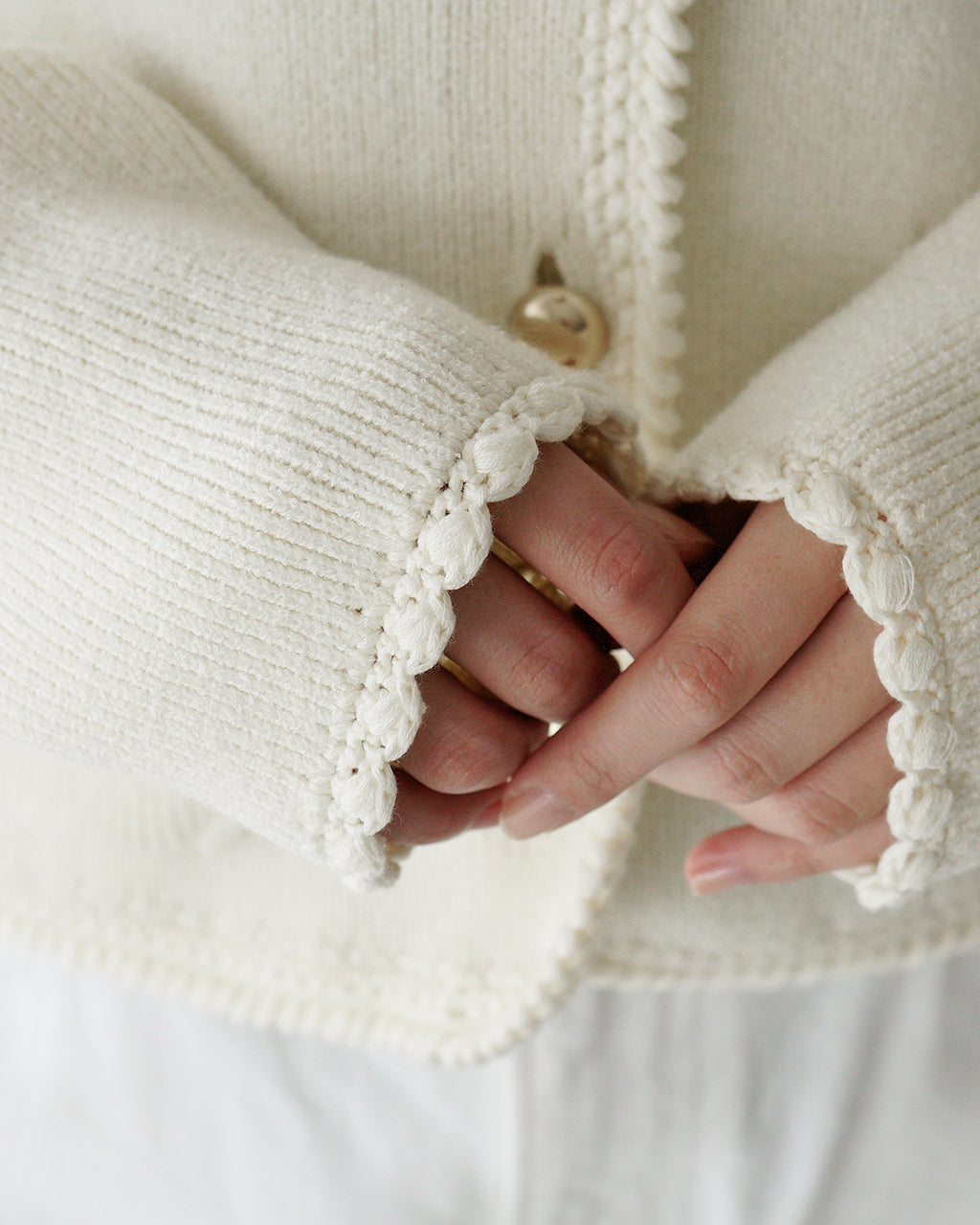 기간 한정 포인트 10배! THE SHINZONE 신존 부쿠레니트 재킷 BOUCLE KNIT JACKET 가디건 25SMSNI09【무료우송】