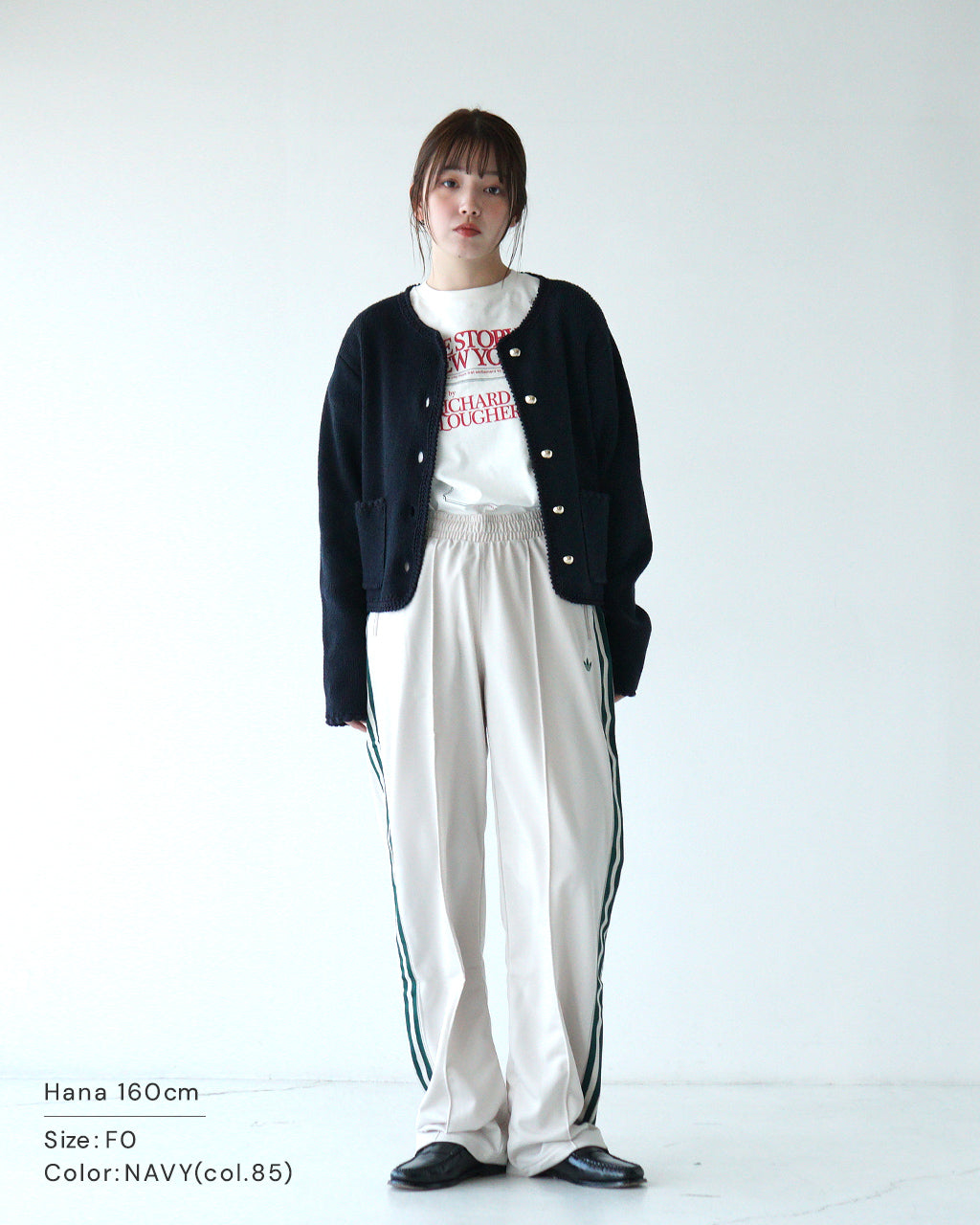 기간 한정 포인트 10배! THE SHINZONE 신존 부쿠레니트 재킷 BOUCLE KNIT JACKET 가디건 25SMSNI09【무료우송】