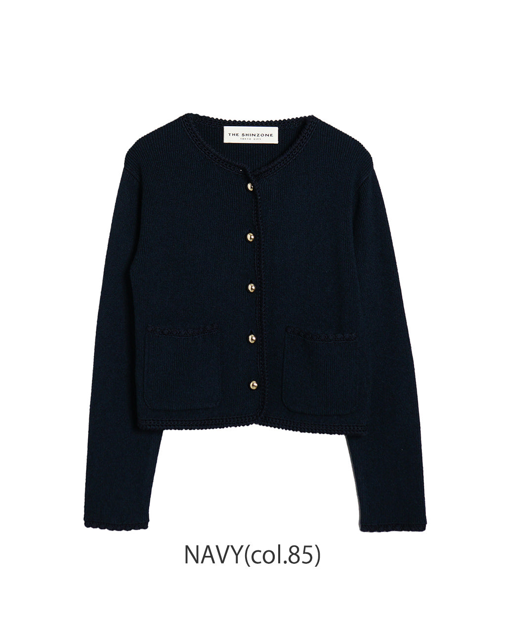 기간 한정 포인트 10배! THE SHINZONE 신존 부쿠레니트 재킷 BOUCLE KNIT JACKET 가디건 25SMSNI09【무료우송】