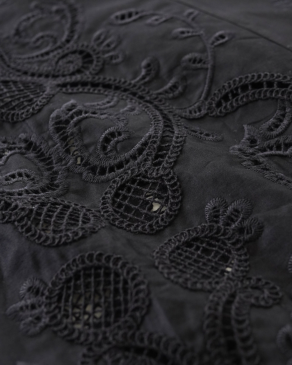 【SALE!40%OFF】刺繍レーススカート ロングスカート EMBROIDERY LACE SKIRT 25SMSSK02 フレアロング ペチコート付き