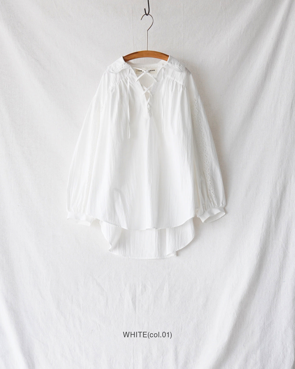 LACE-UP BLOUSE 26SMSBL02