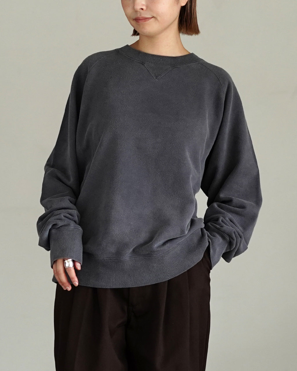 GARMENT DYED SWEATSHIRT 26SMSCU05