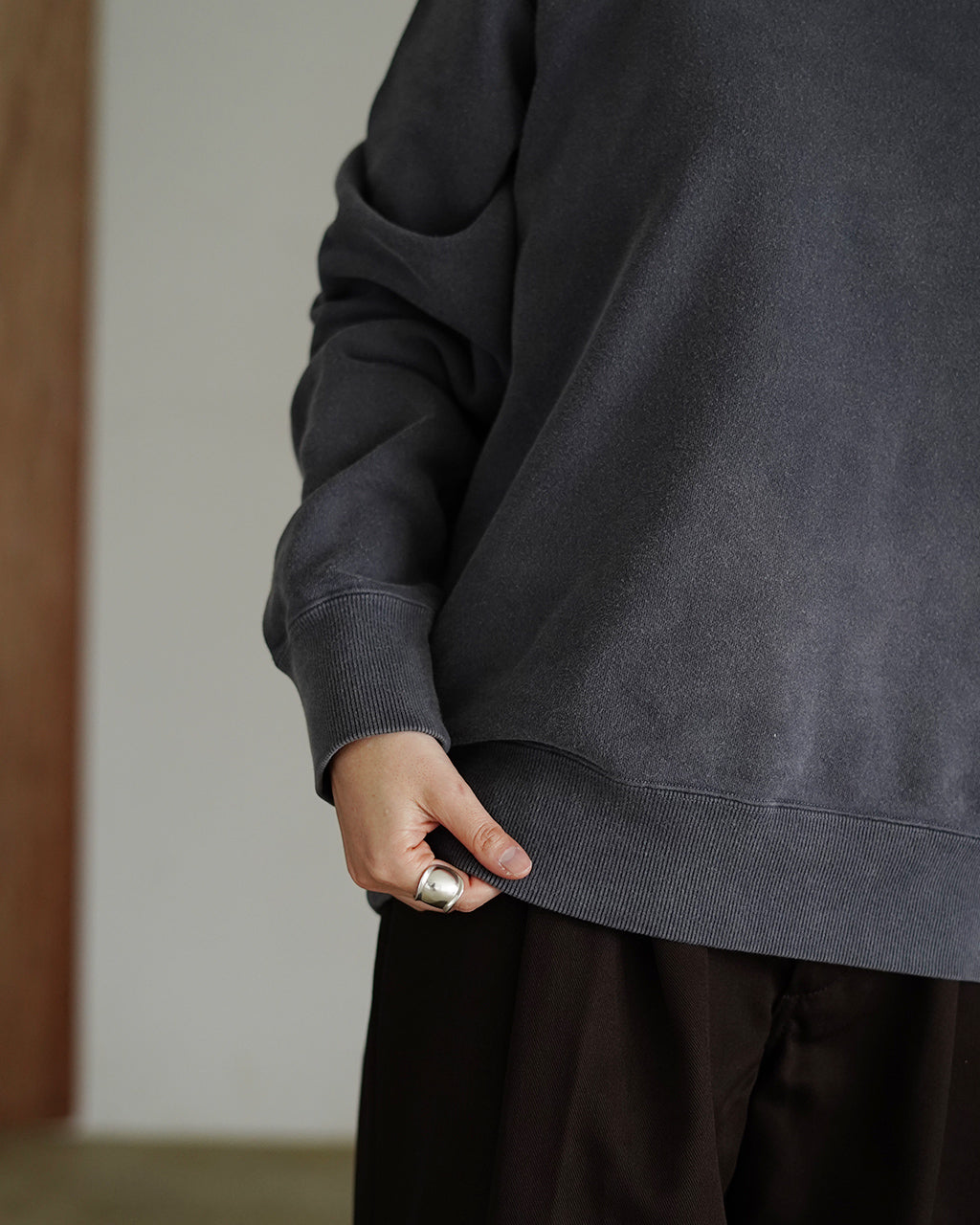 GARMENT DYED SWEATSHIRT 26SMSCU05