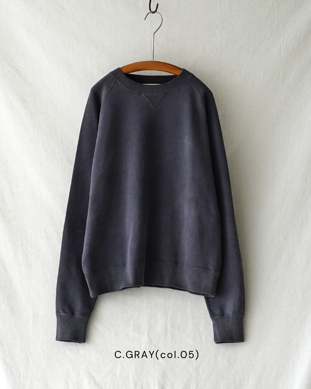 GARMENT DYED SWEATSHIRT 26SMSCU05