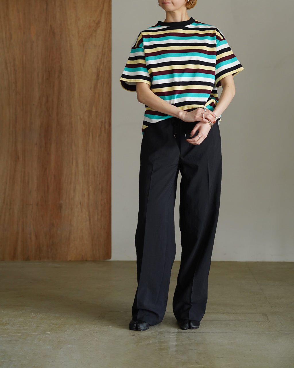 MULTI STRIPED JERSEY TEE 26SMSCU14