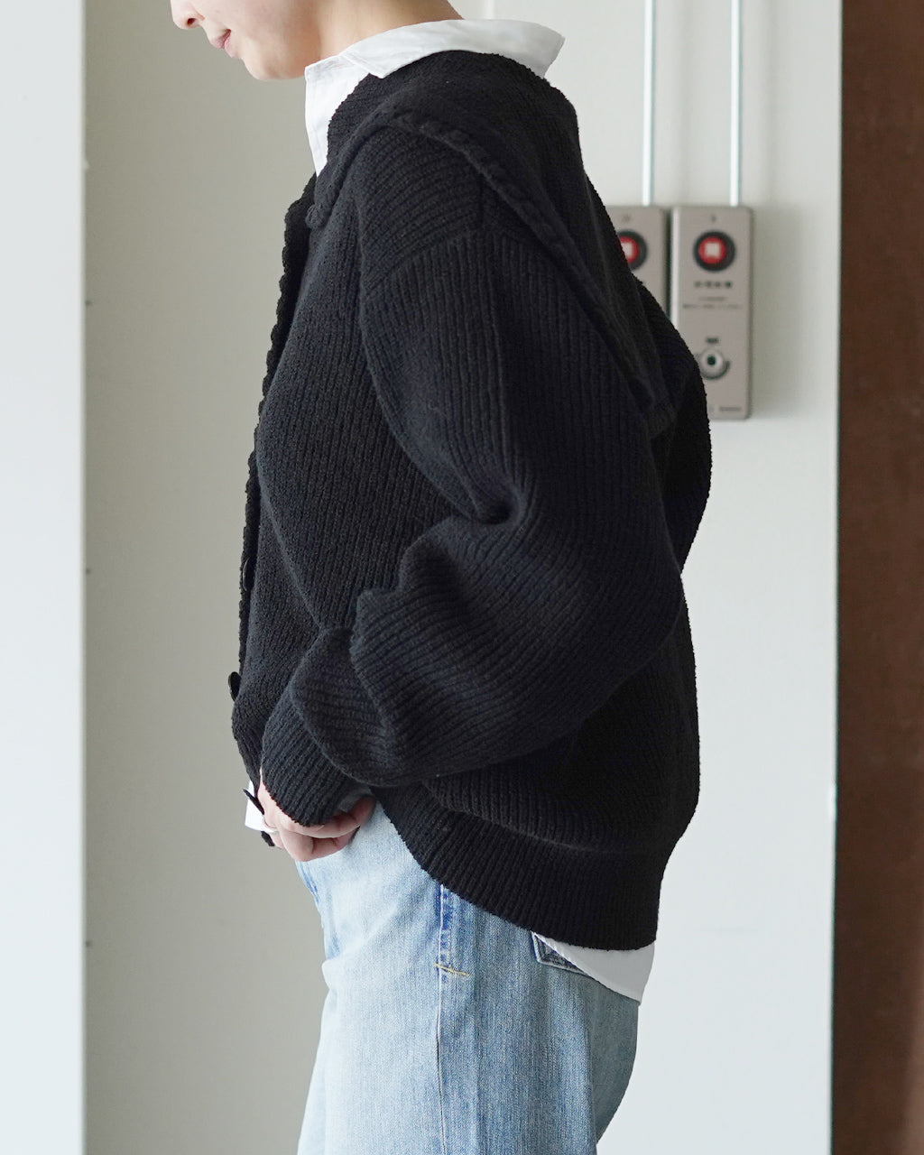 SAILOR COLLAR KNIT CARDIGAN 26SMSNI06