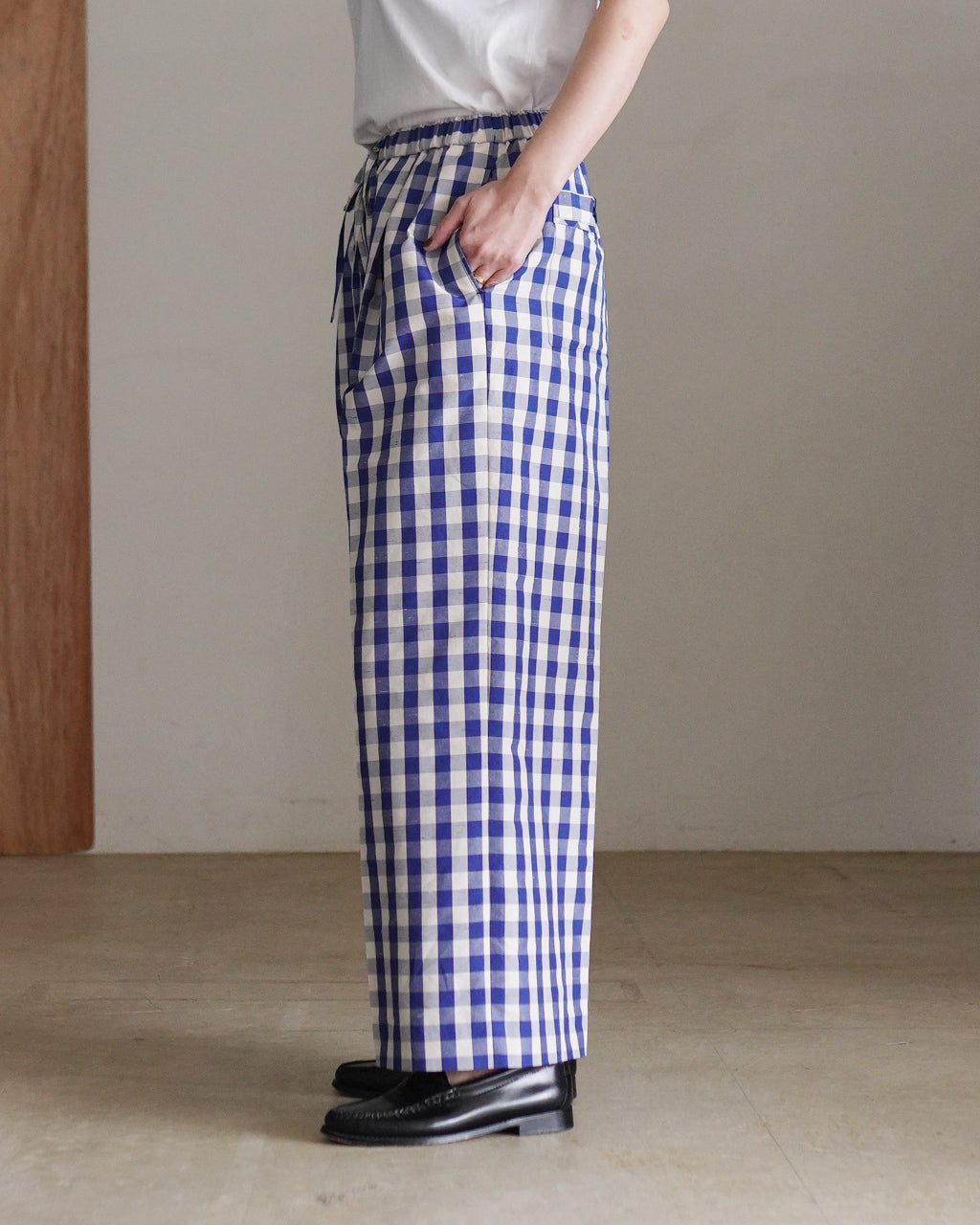 GINGHAM CHECK PANTS 26SMSPA05