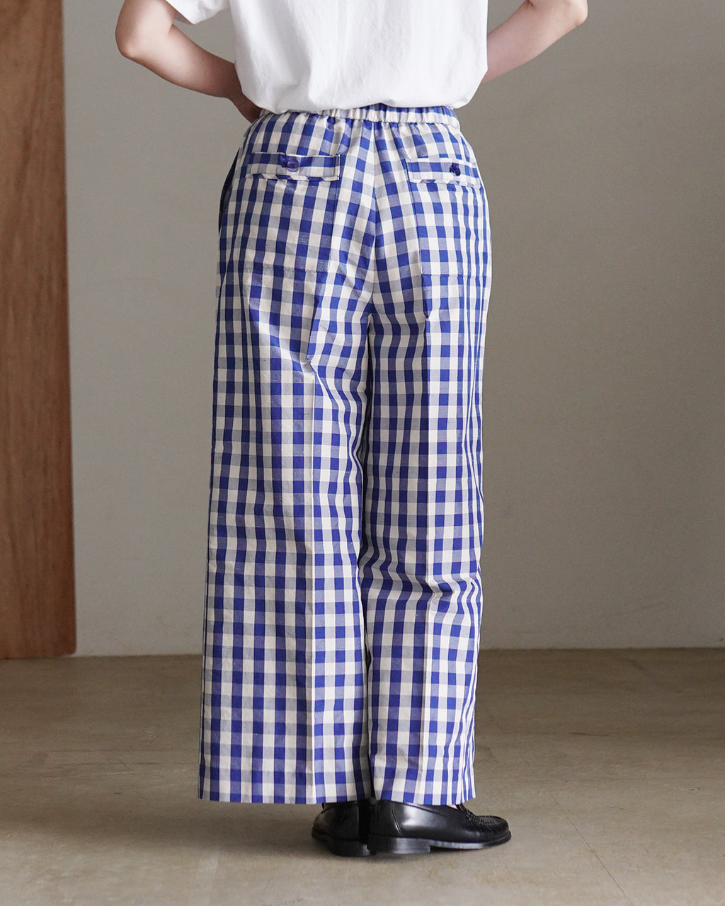 GINGHAM CHECK PANTS 26SMSPA05