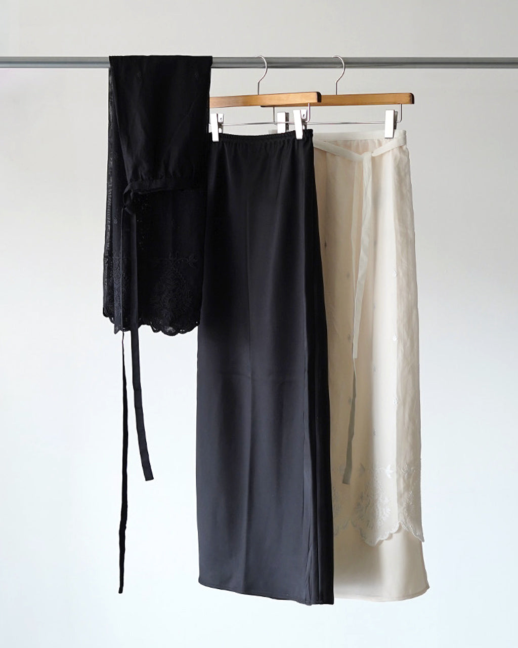 LACE APRON SKIRT 26SMSSK03