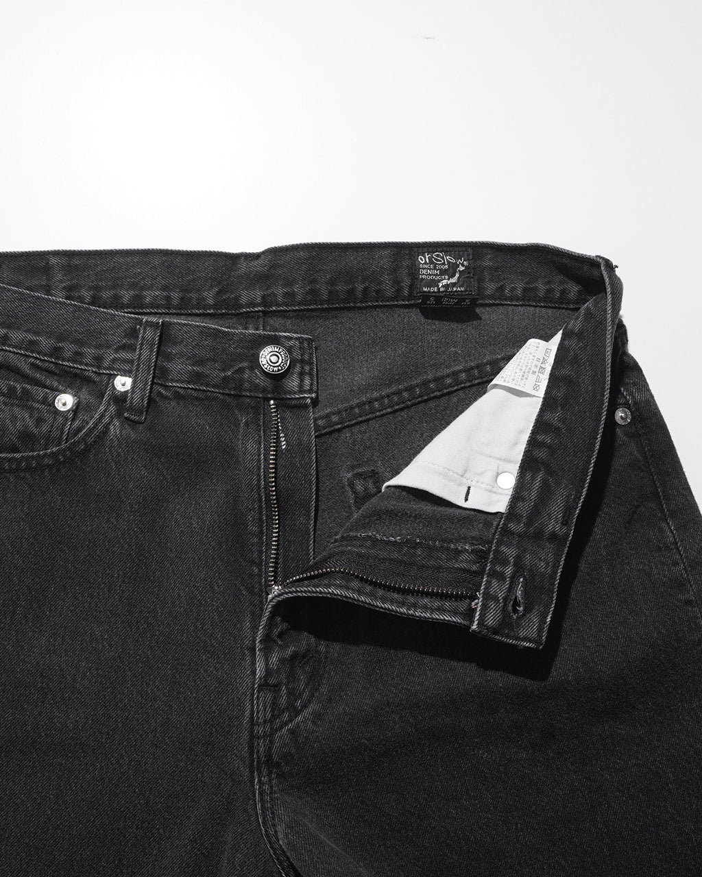 ブラックデニムパンツ 101 DAD'S FIT DENIM PANTS ダッズフィット 01-1010W-D61S