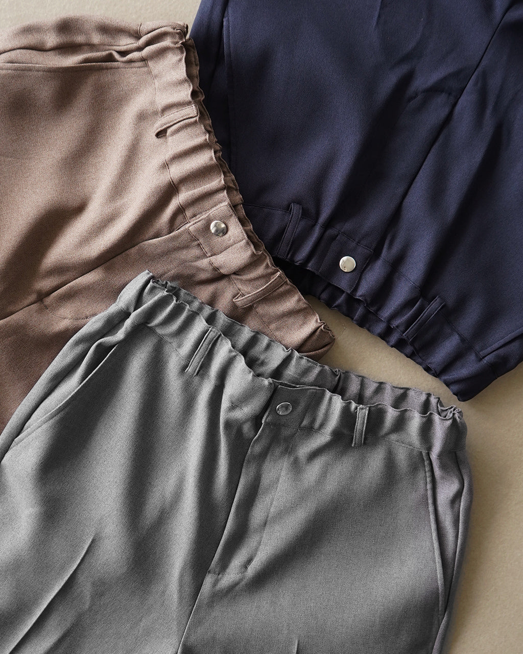 soglia ソリア スタプレ イージー スラックス パンツ STA-PREST EASY SLACKS PANTS 軽量 ストレッチ 洗濯可 センタープレス【送料無料】