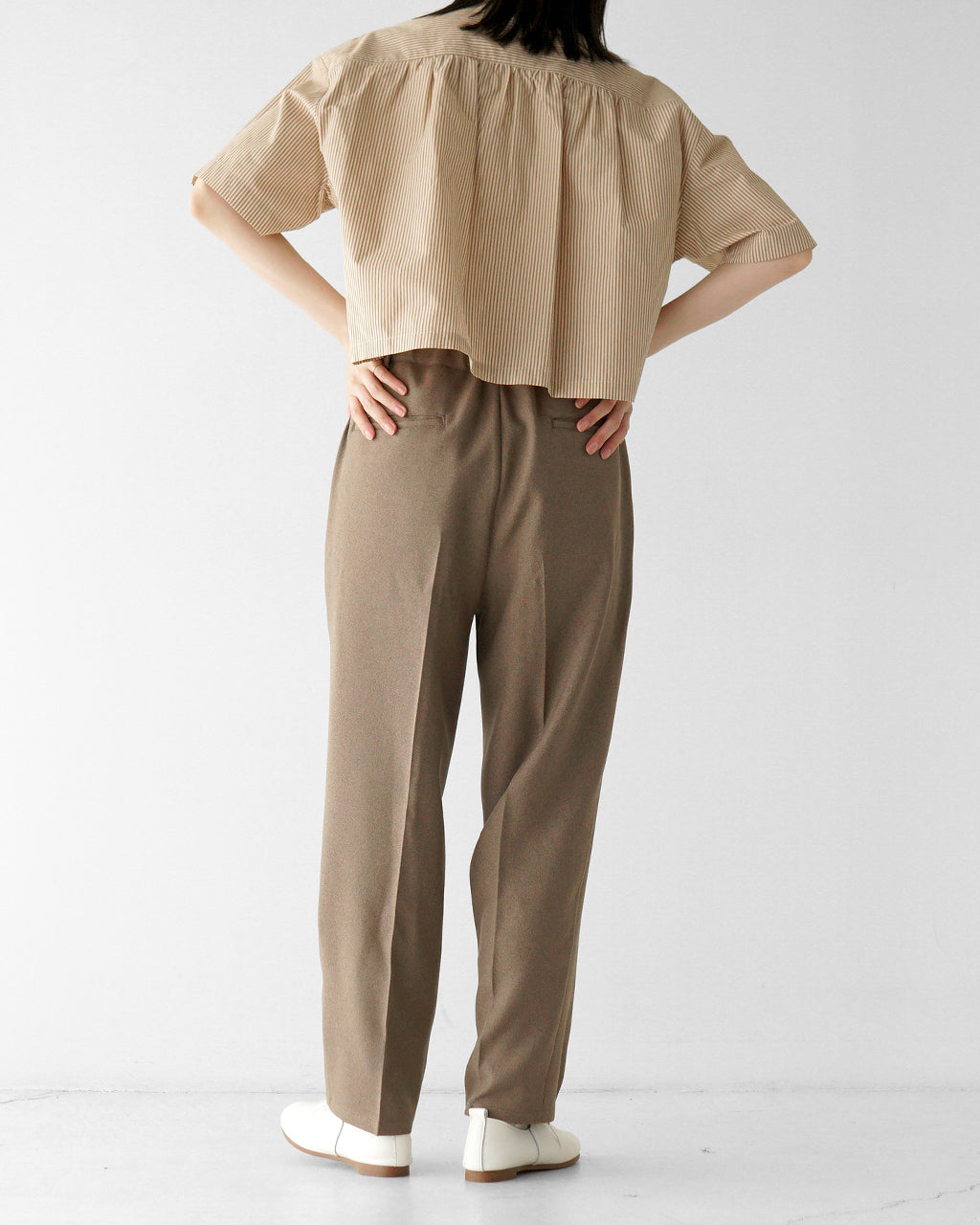 soglia ソリア スタプレ イージー スラックス パンツ STA-PREST EASY SLACKS PANTS 軽量 ストレッチ 洗濯可 センタープレス【送料無料】