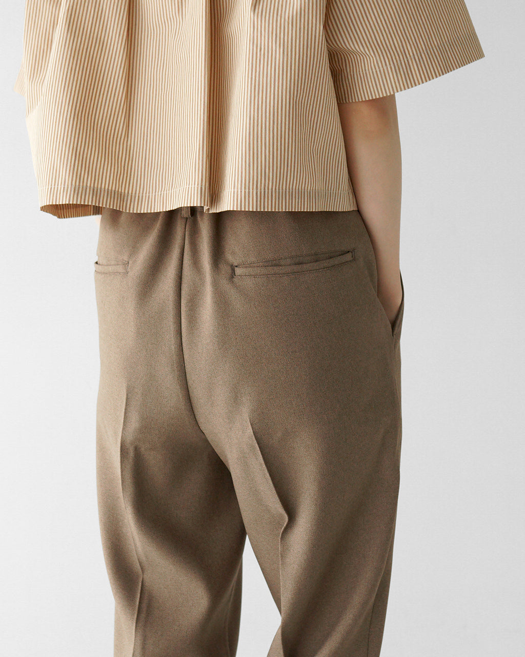 soglia ソリア スタプレ イージー スラックス パンツ STA-PREST EASY SLACKS PANTS 軽量 ストレッチ 洗濯可 センタープレス【送料無料】