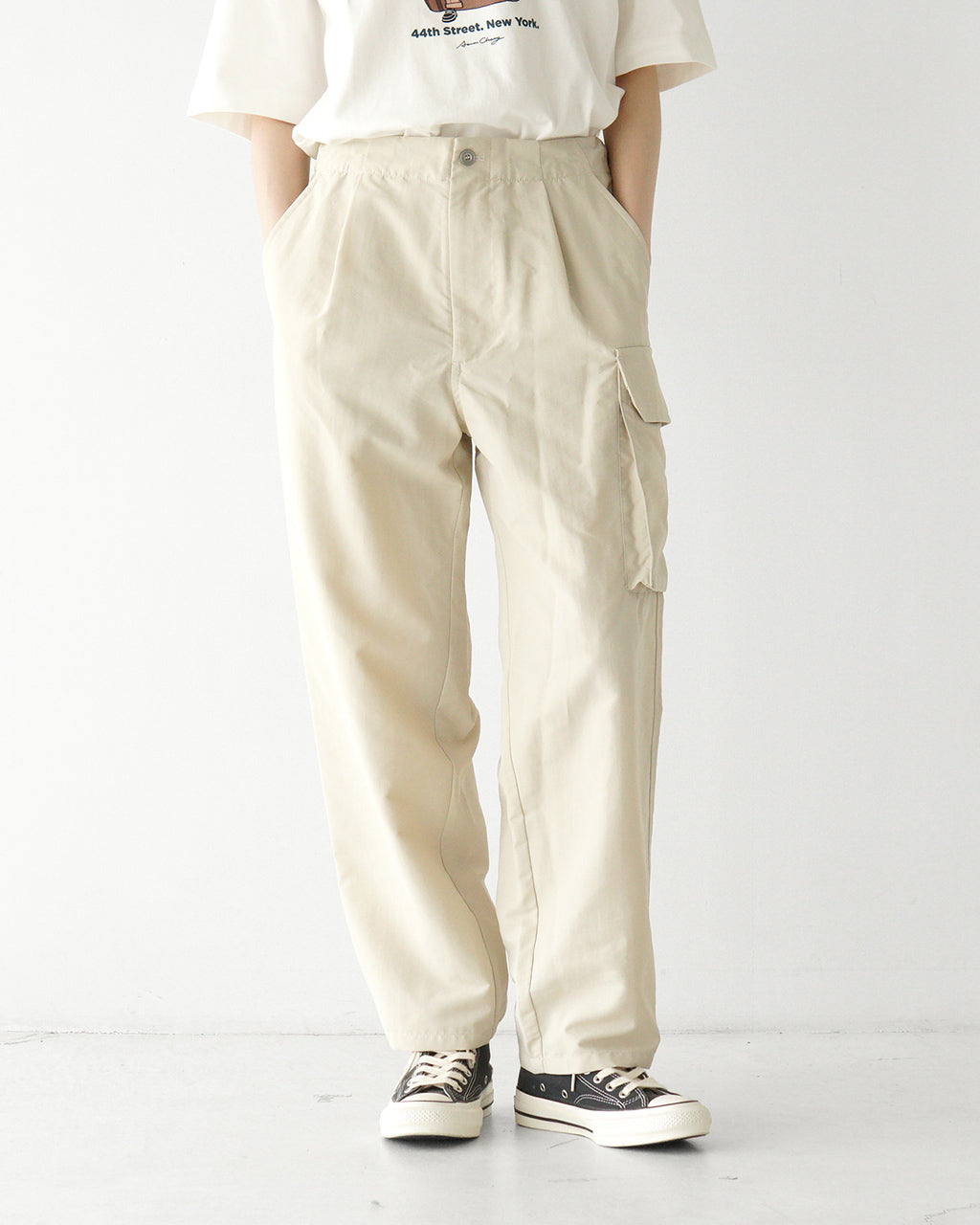 soglia ソリア サプレックス ワンサイド カーゴ パンツ SUPPLEX ONE SIDE CARGO PANTS イージーシルエット【送料無料】