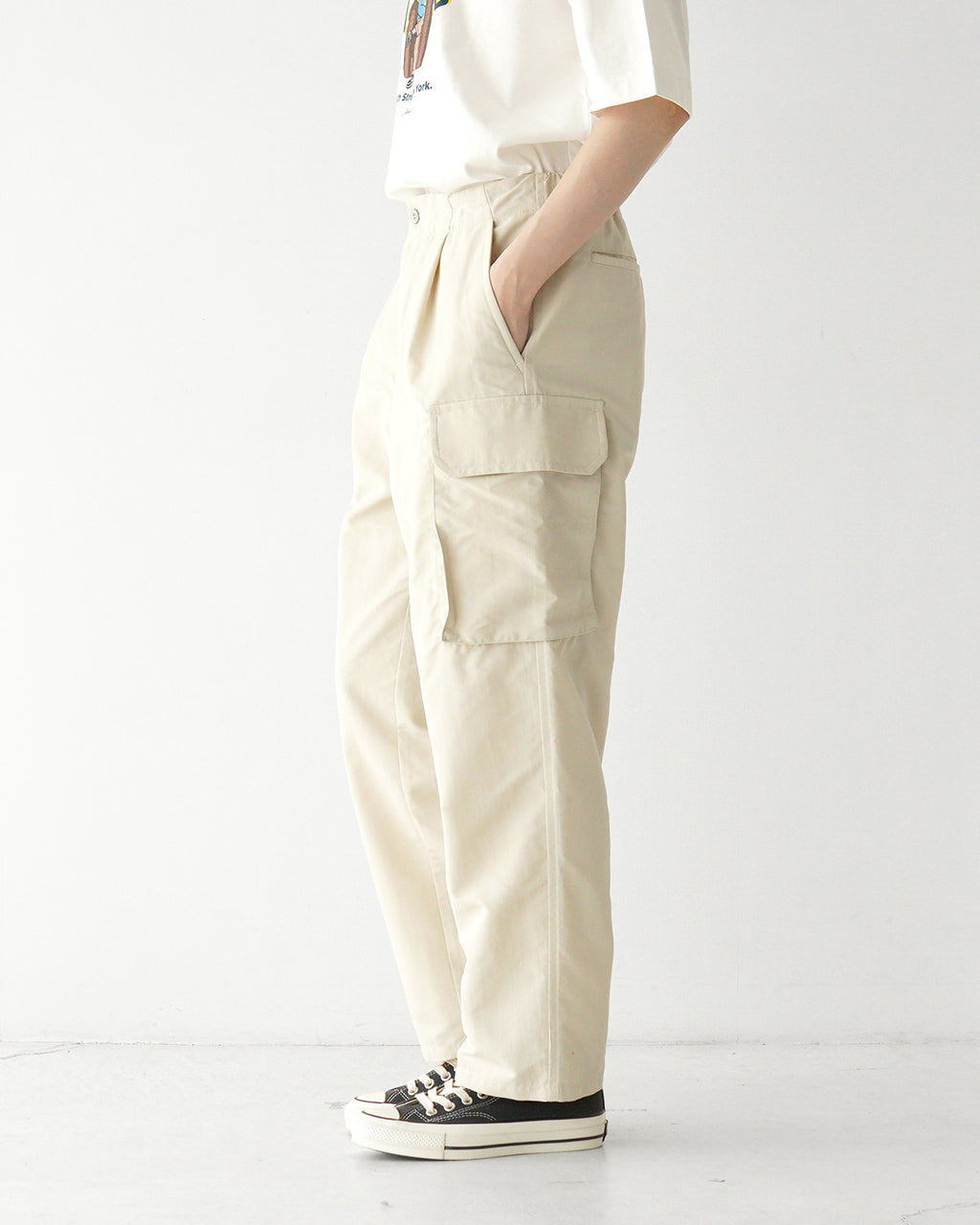 soglia ソリア サプレックス ワンサイド カーゴ パンツ SUPPLEX ONE SIDE CARGO PANTS イージーシルエット【送料無料】