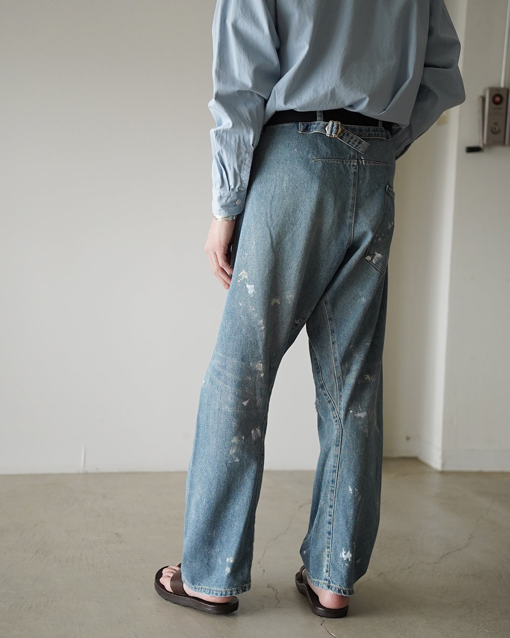 BACK CINCH JEANS(PAINT) COM-26S-DM02