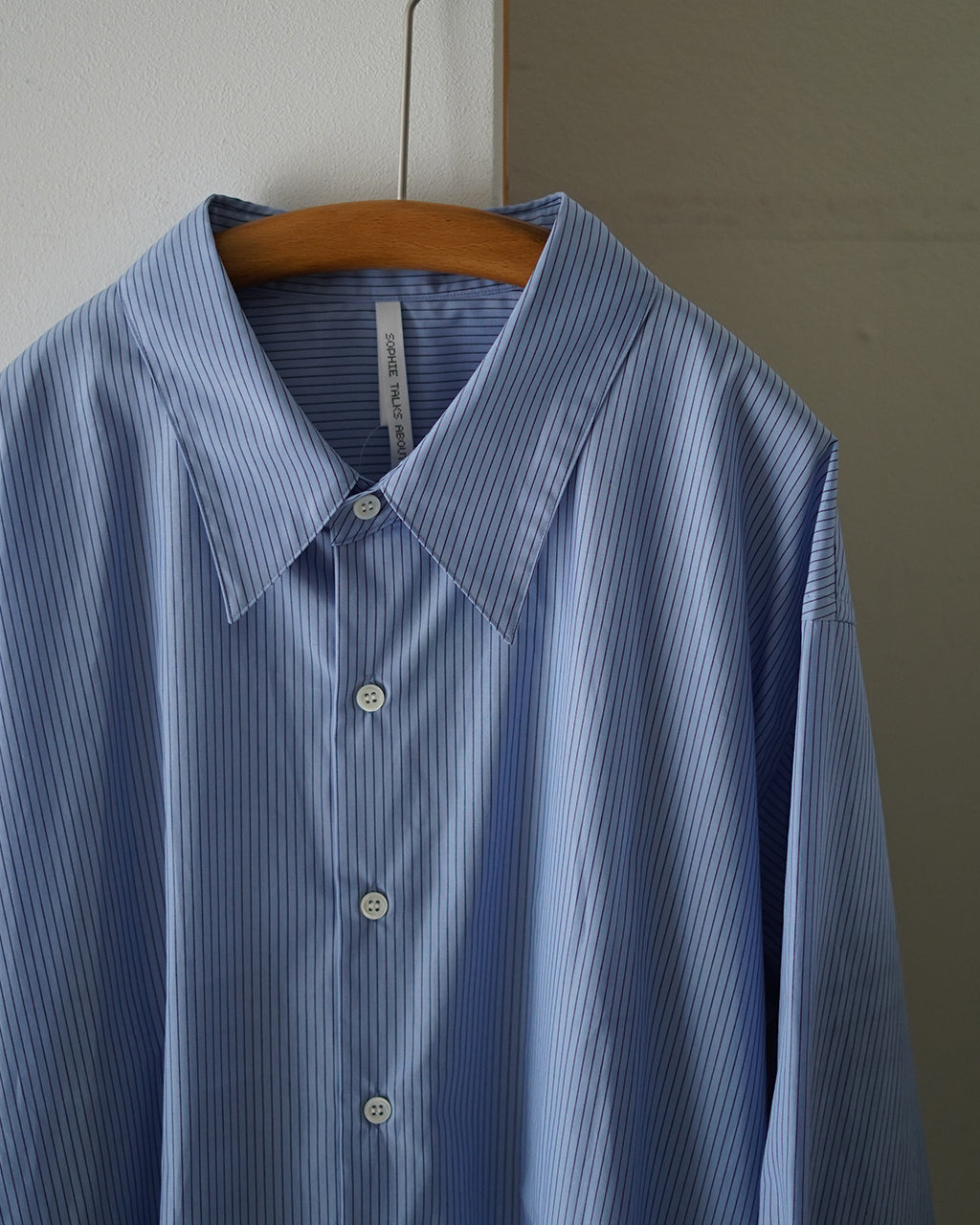 OVER SIZE SHIRT (STRIPE) COM-26S-SH08