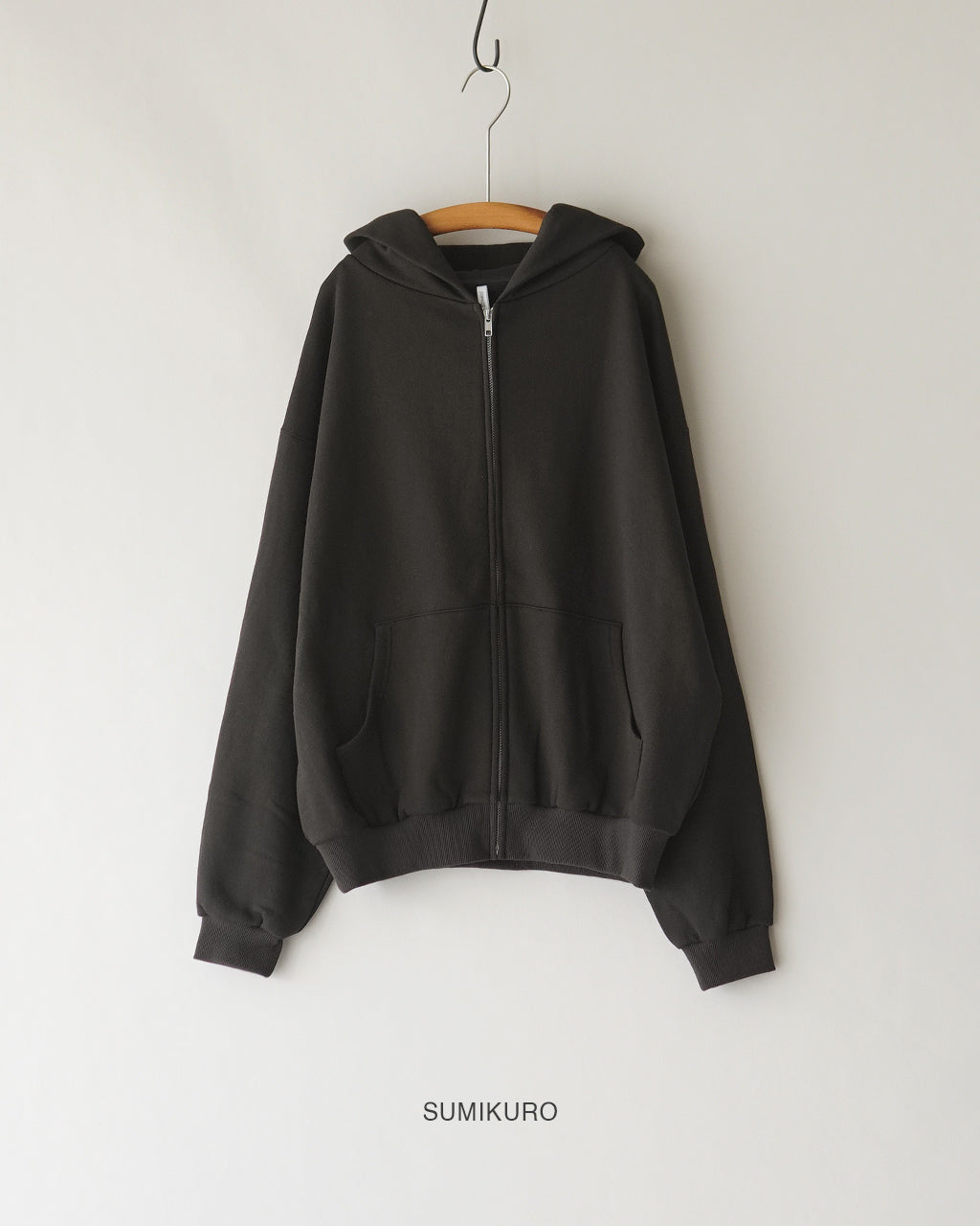 WHITE ZIP HOODIE COM-26S-CU04
