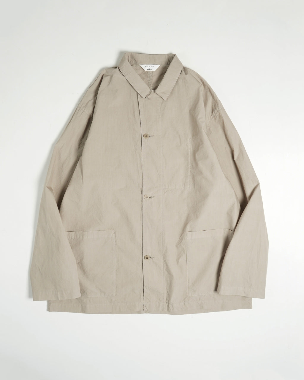 STILL BY HAND スティルバイハンド ブルゾン コットン タイプライター ジャケット カバーオール シャツジャケット BL01252【送料無料】