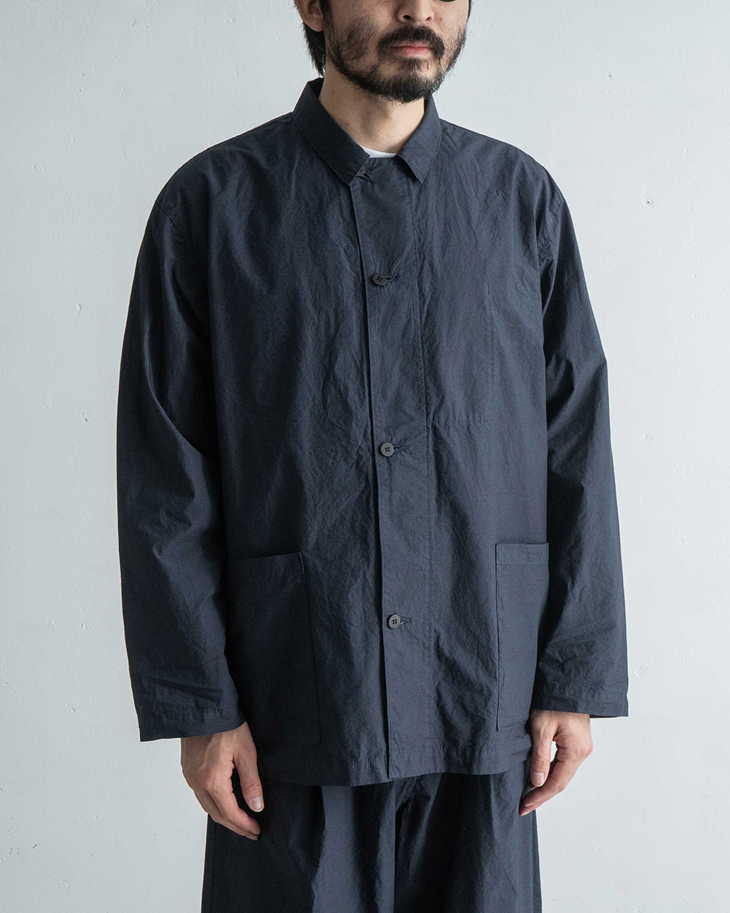 STILL BY HAND スティルバイハンド ブルゾン コットン タイプライター ジャケット カバーオール シャツジャケット BL01252【送料無料】