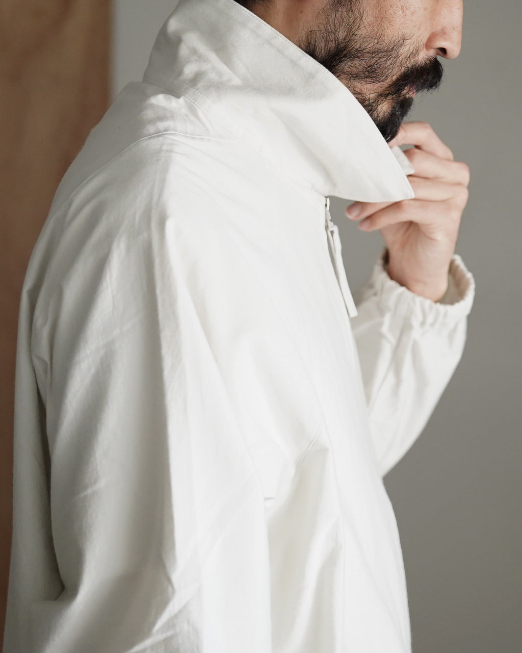 Zip up moleskin blouson BL01261