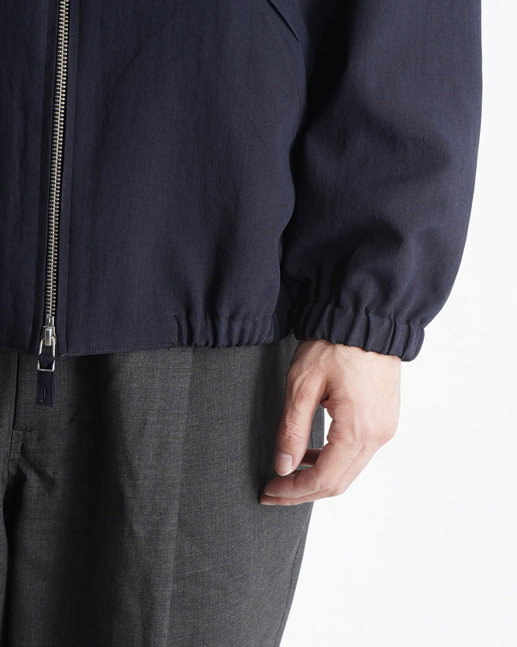 【SALE!30%OFF】ジップアップ ブルゾン Zip up polyester blouson ライトアウター ジャケット BL02251