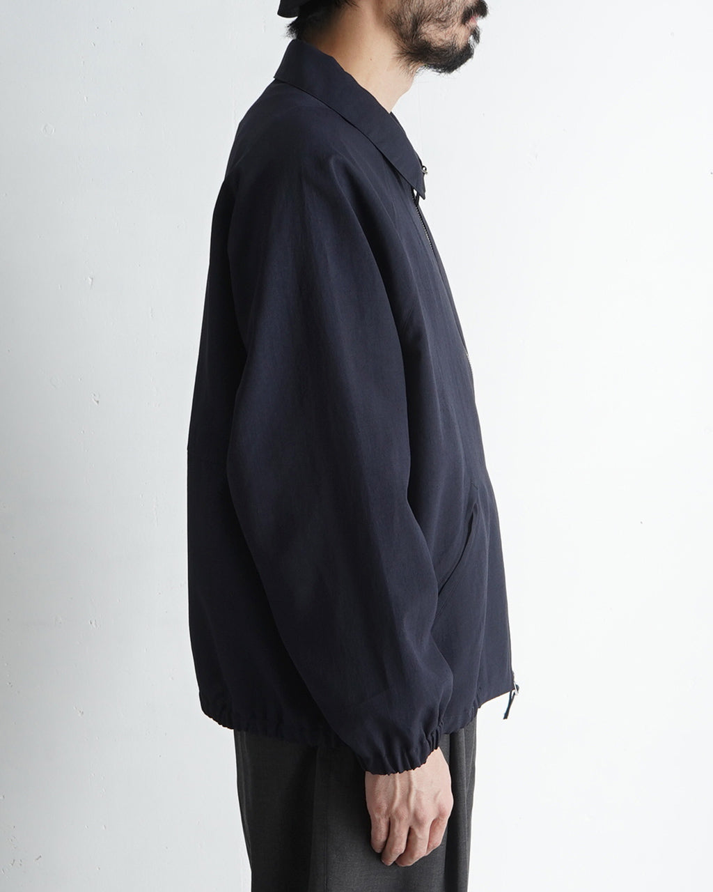 【SALE!30%OFF】ジップアップ ブルゾン Zip up polyester blouson ライトアウター ジャケット BL02251