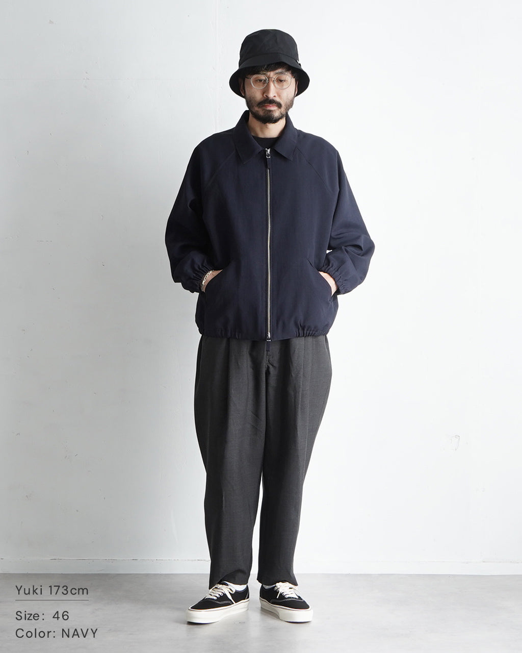【SALE!30%OFF】ジップアップ ブルゾン Zip up polyester blouson ライトアウター ジャケット BL02251