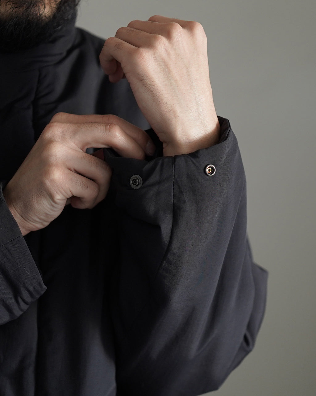 Round puffy blouson BL03253