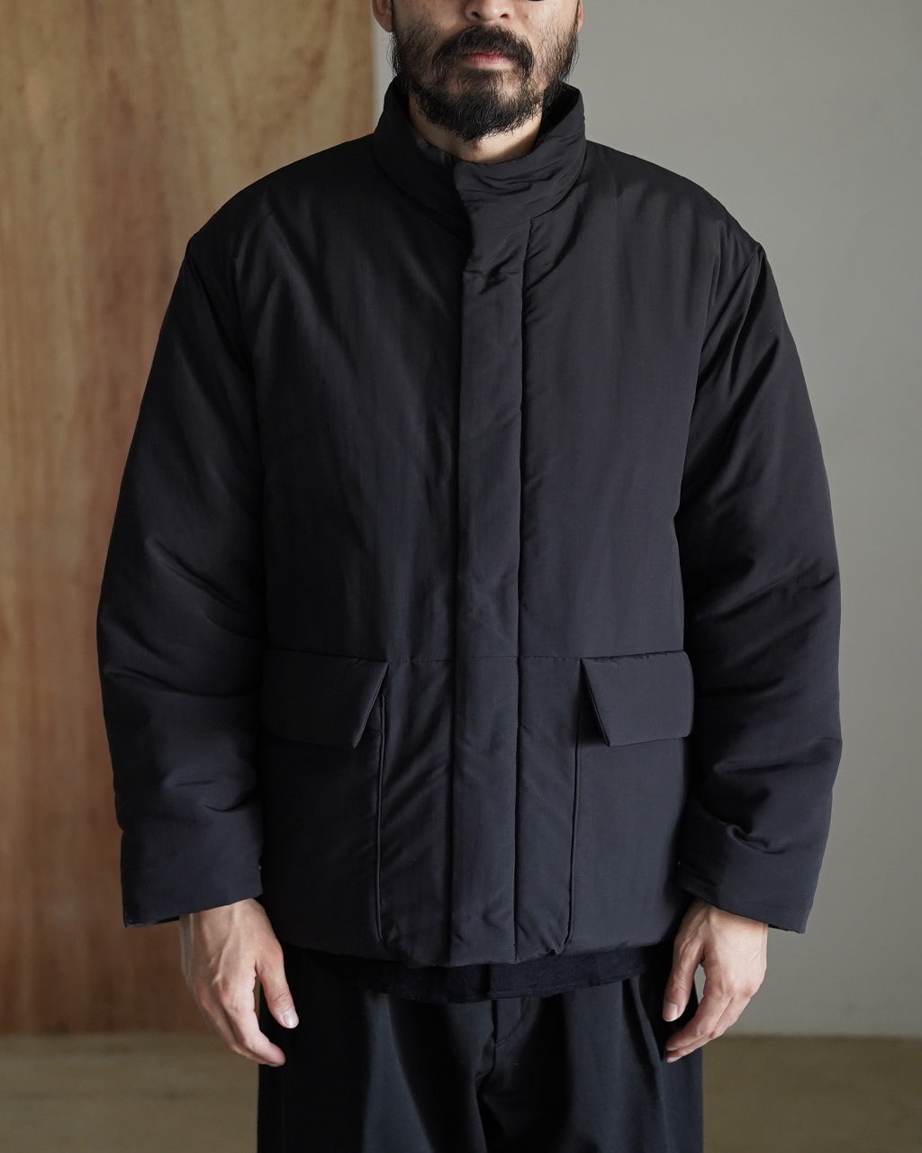 Round puffy blouson BL03253