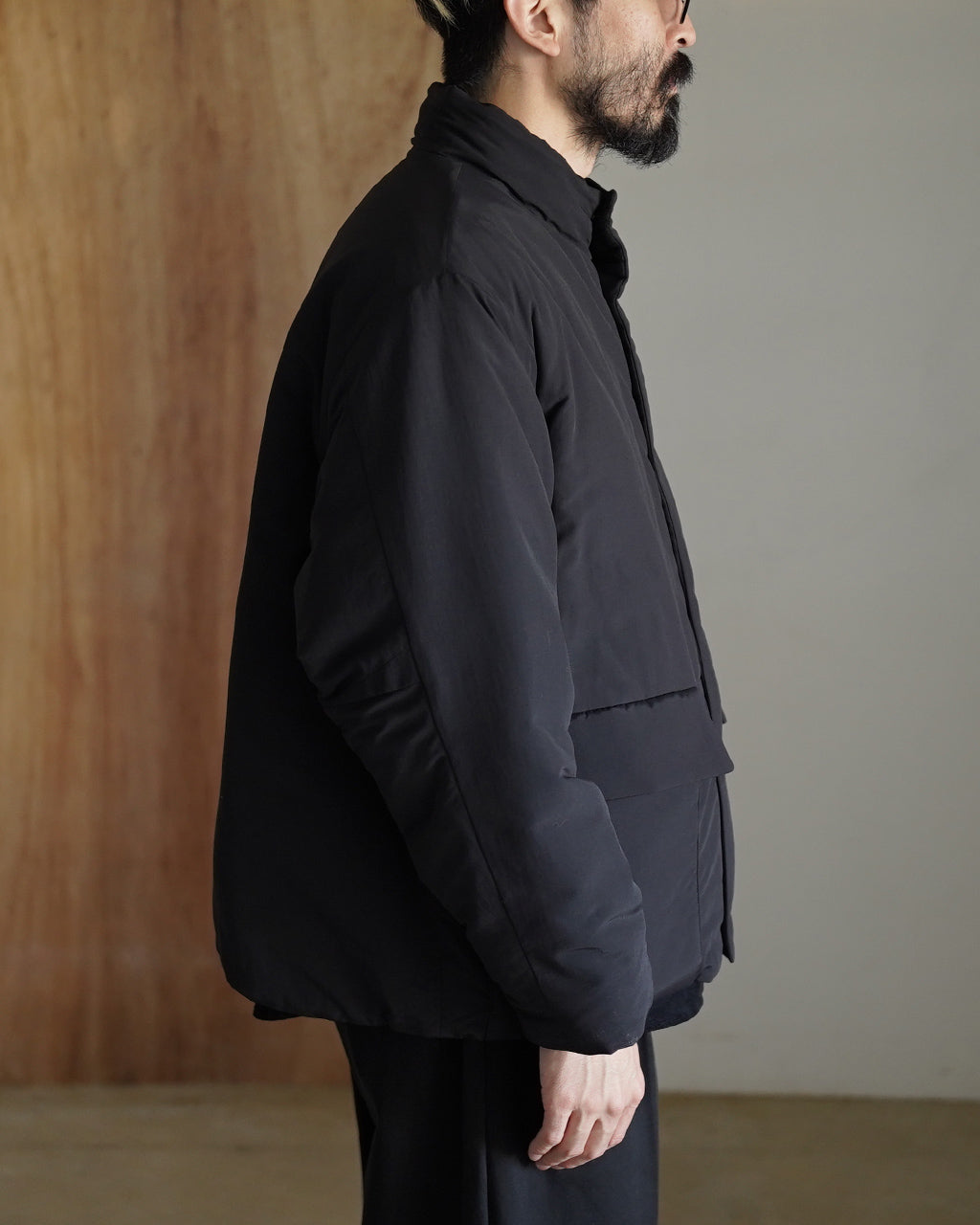 Round puffy blouson BL03253