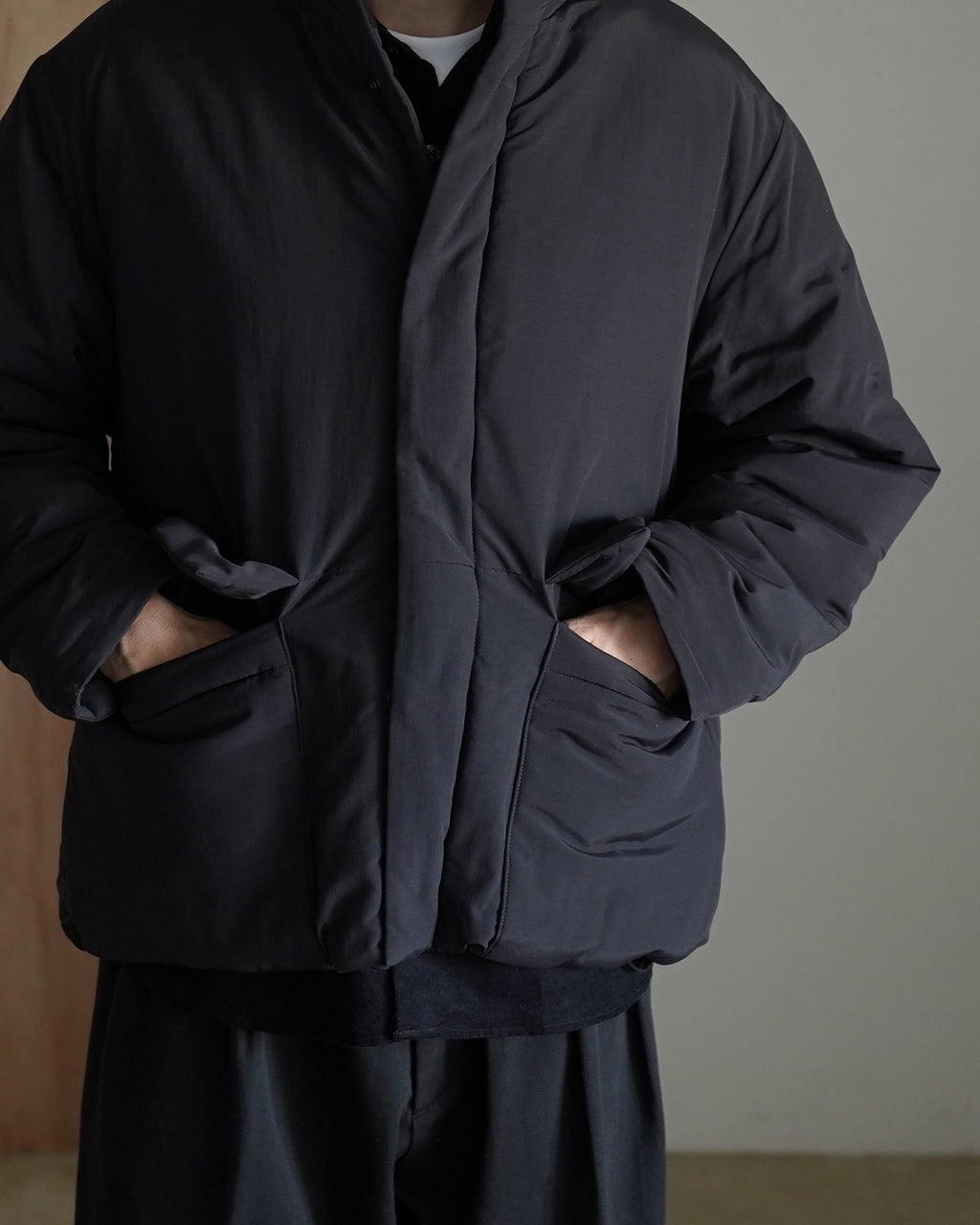 Round puffy blouson BL03253