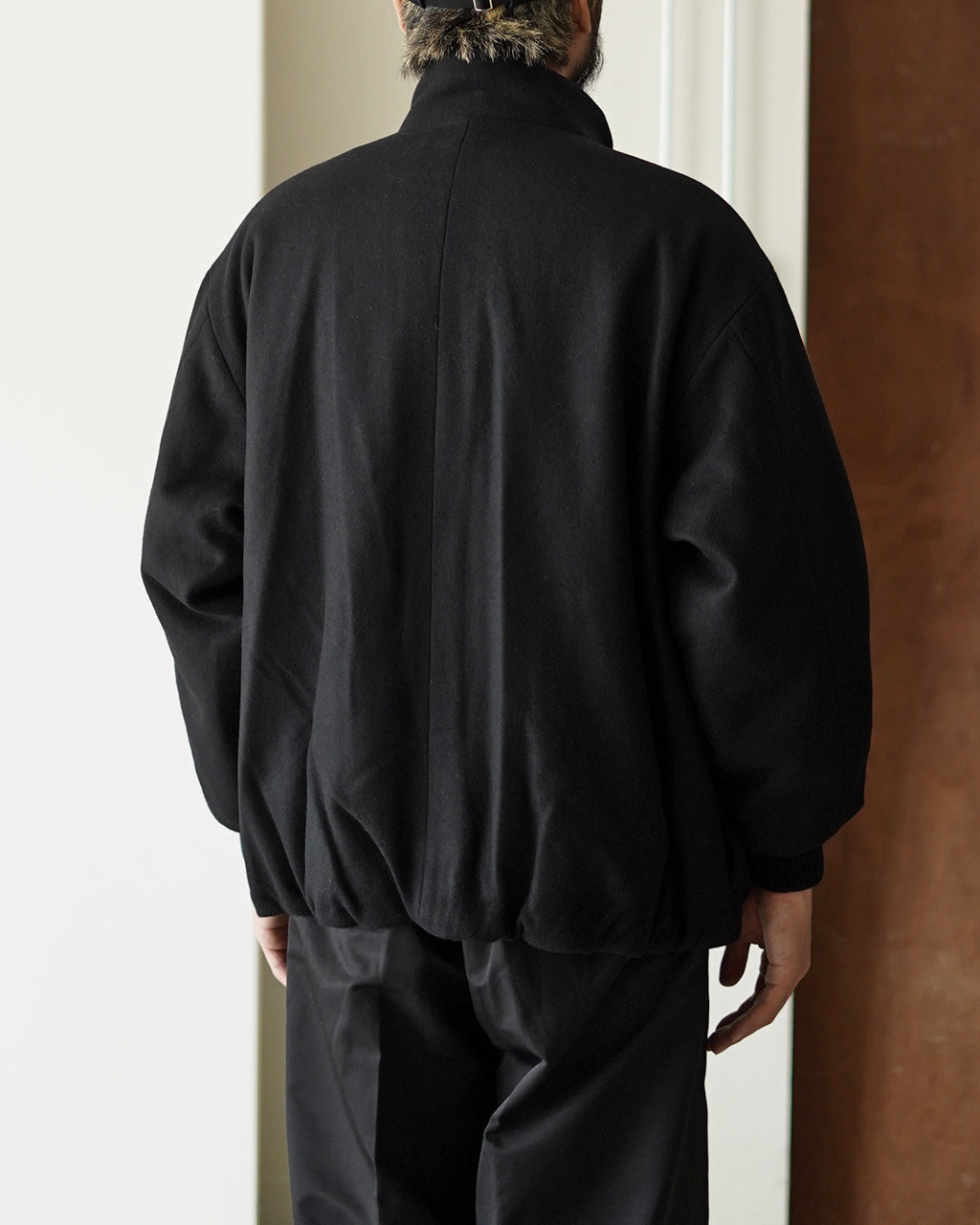Padded wool blouson BL07253