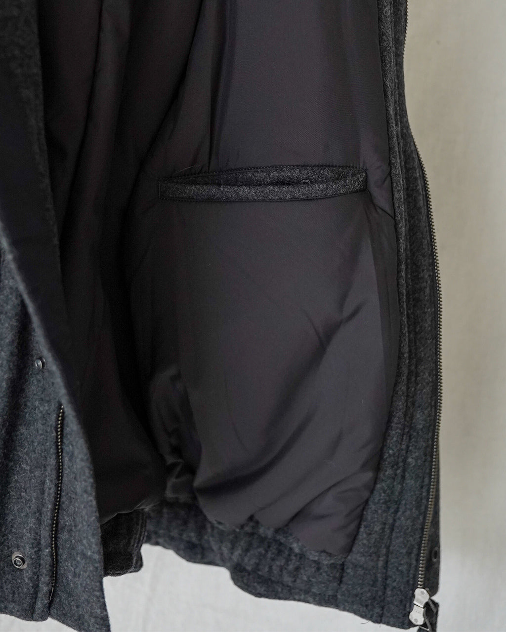 Padded wool blouson BL07253