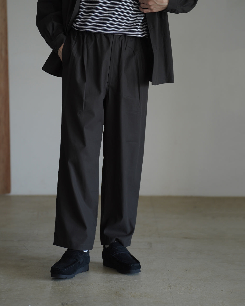 Cotton twill easy pants PT06263