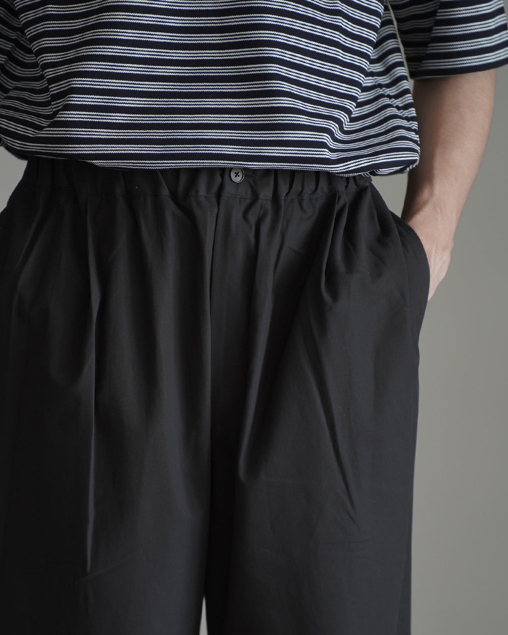 Cotton twill easy pants PT06263
