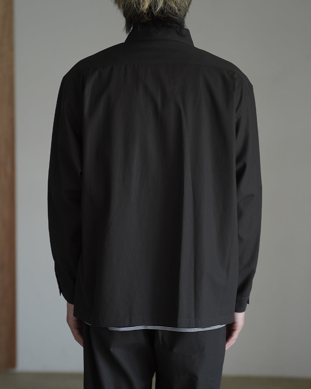 Cotton twill shirt jacket SH04263