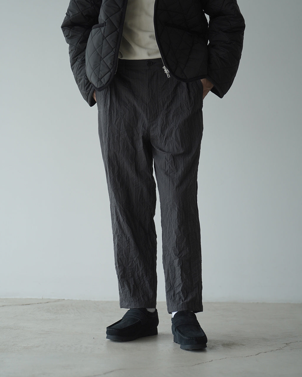 Creasy pleated pants PT09263