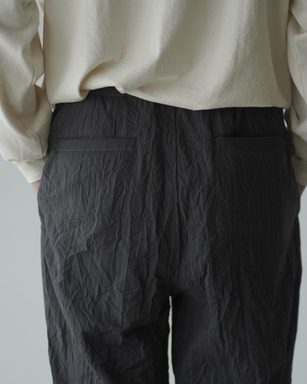 Creasy pleated pants PT09263